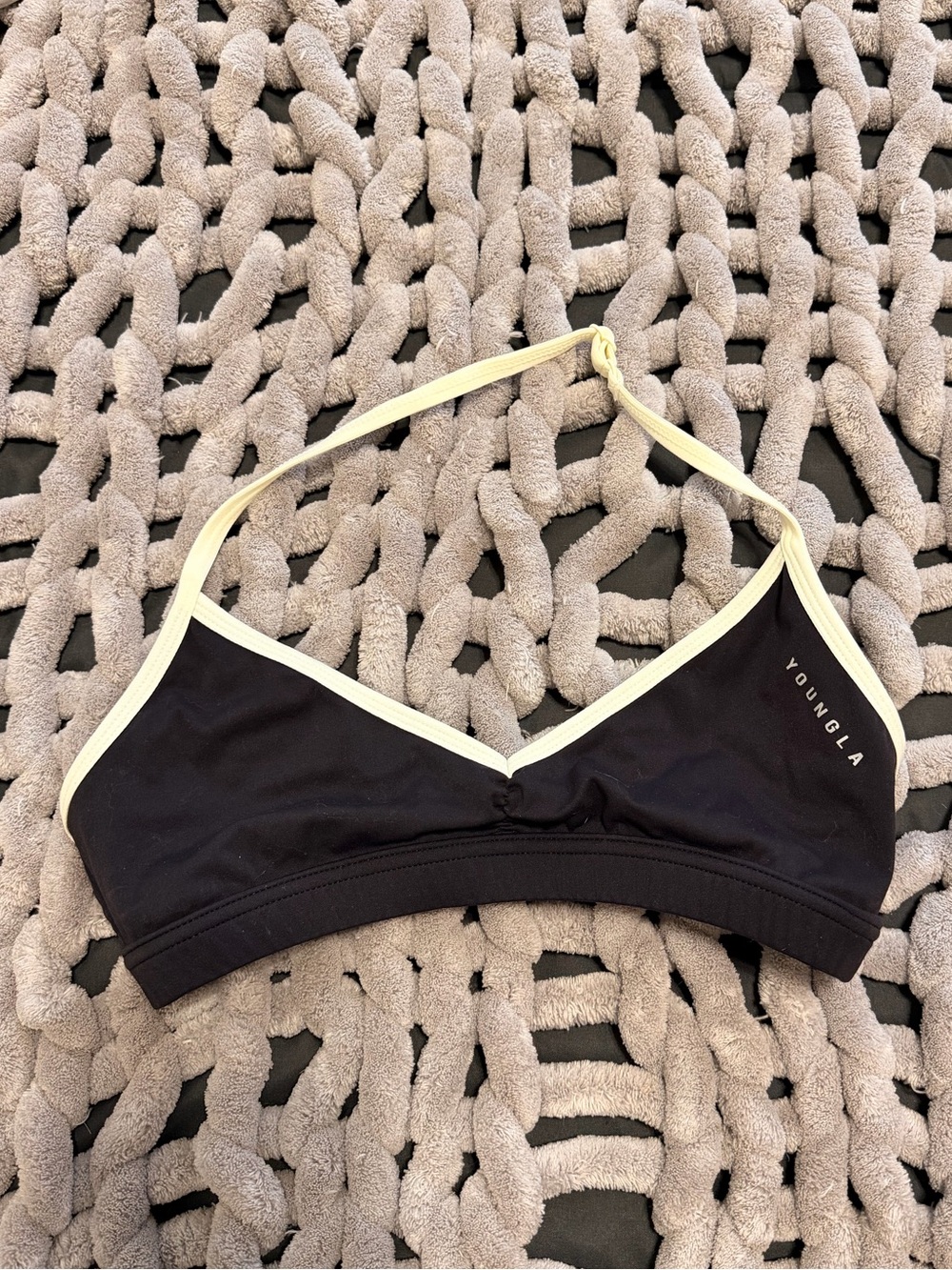 youngla halter sports bra